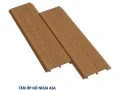 Tấm ốp gỗ nhựa ASA 1 sóng màu Sandal Wood