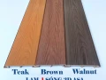 Lam 1 sóng ngoài trời 3D ASA - Walnut