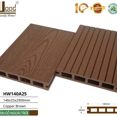 Sàn gỗ ngoài trời HW140A25