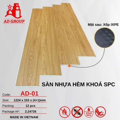 Sàn nhựa AD - 01