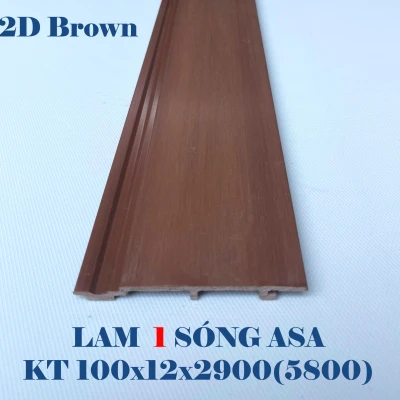 Lam 1 sóng ngoài trời 2D ASA - Brown