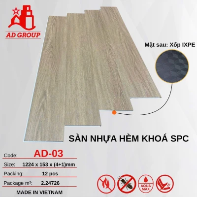 Sàn nhựa AD - 03