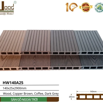 Sàn gỗ ngoài trời HW140A25