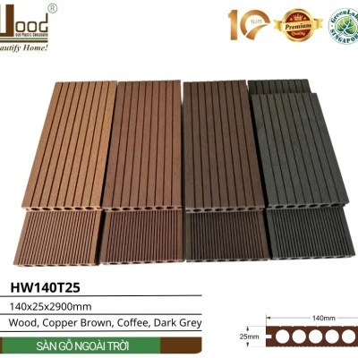 Sàn gỗ ngoài trời HW140T25