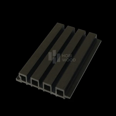Tấm ốp lam sóng gỗ nhựa Black Charcoal