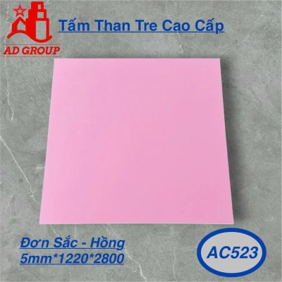 Tấm ốp than tre AC523 - Hồng