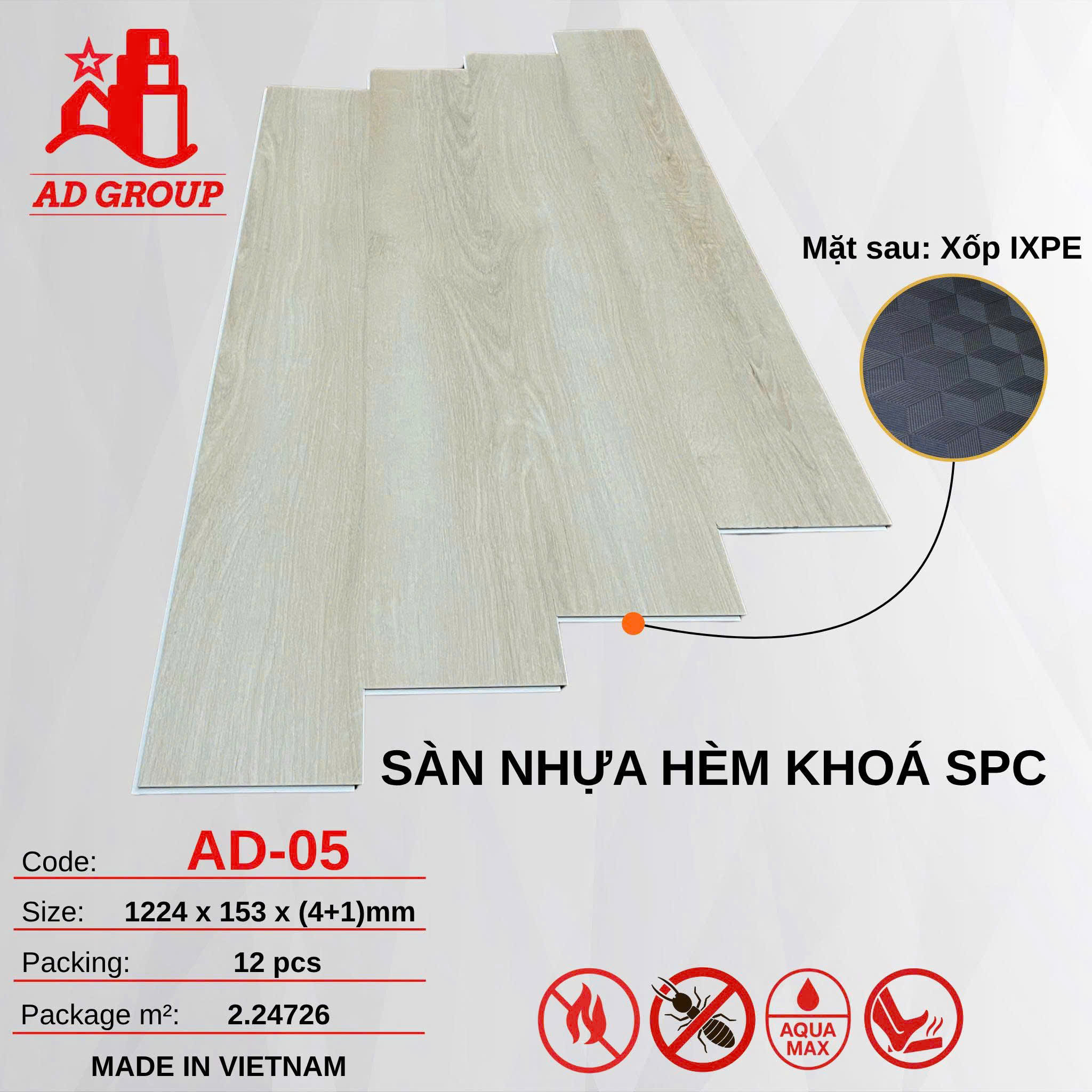 Sàn nhựa AD - 05