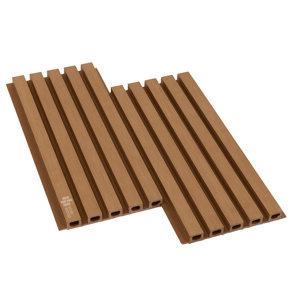 Tấm ốp lam 5 sóng gỗ nhựa ASA 5SASA001 Caramel